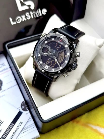 NAVIFORCE NF 9172 Military Dual-Time Mens Watch